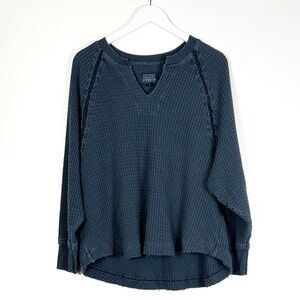 American Eagle oversized OG Seriously Lived In waffle knit  top size small